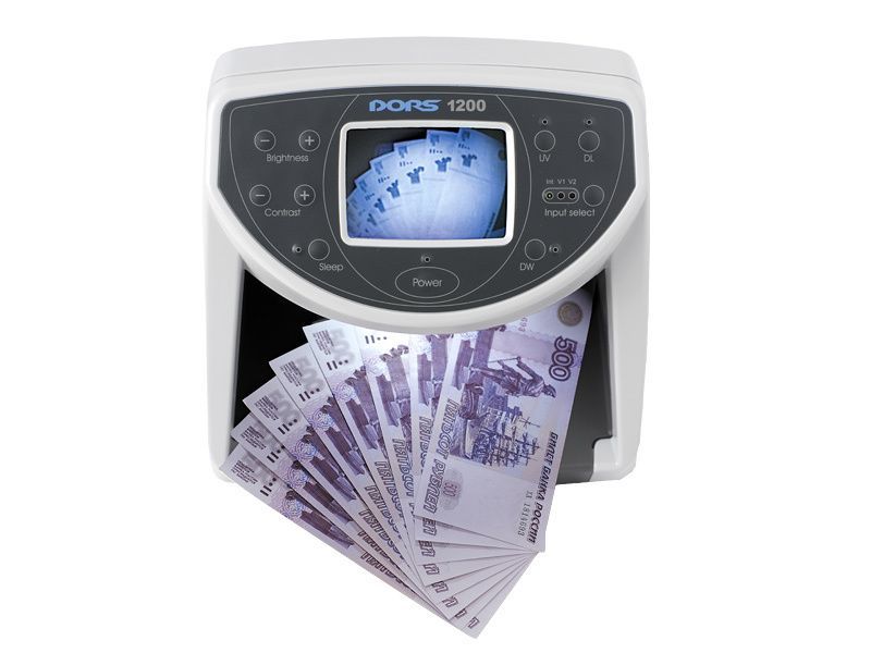 Просмотровые детекторы валюты (банкнот, купюр)